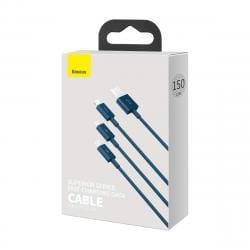 Baseus-3-in-1-USB-Type-C-Cable-ALGERIE-1.jpeg Baseus cable usb 3en 1 Type-C iPhone micro-usb 12 Pro Max Xiaomi Samsung... noir — YouShop DZ