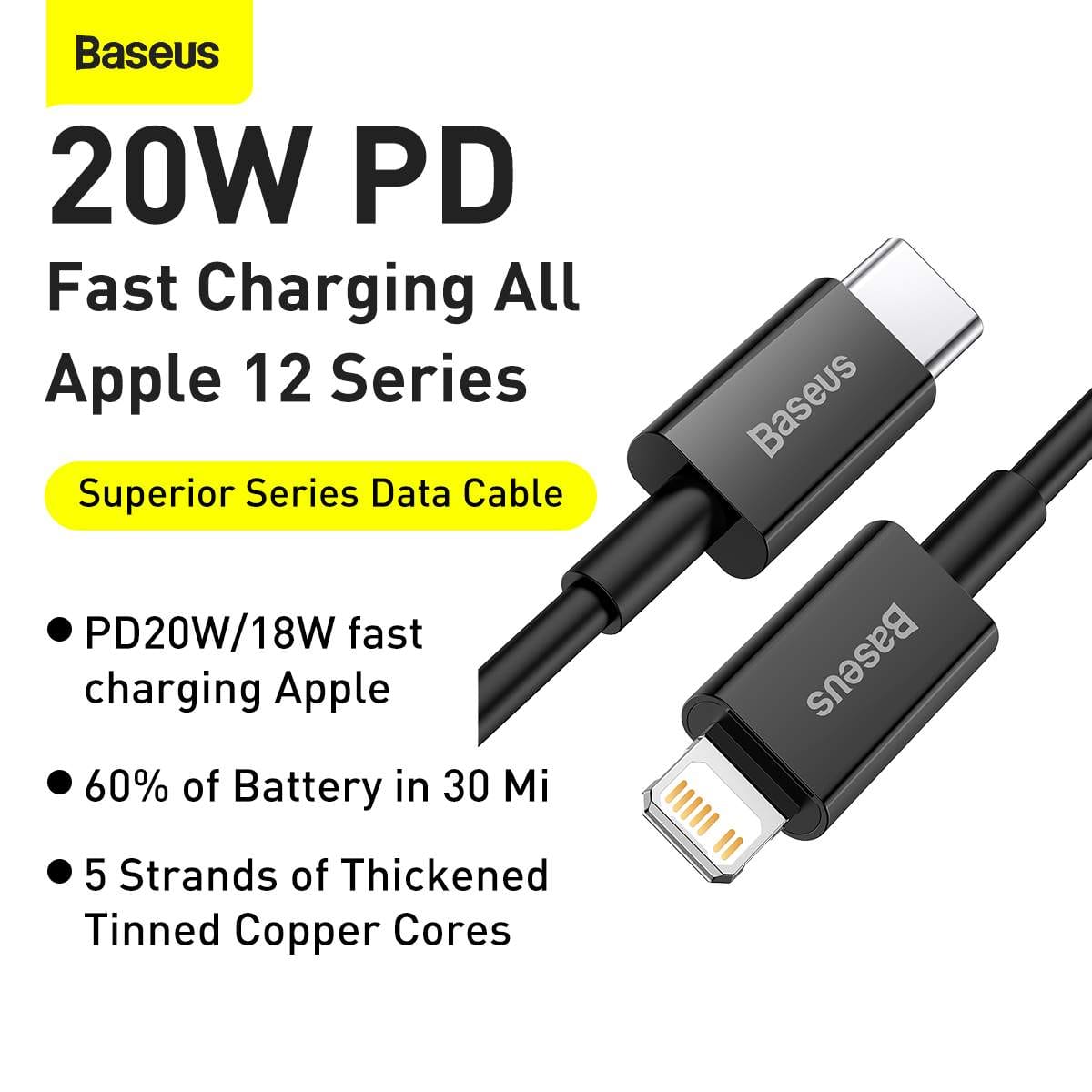 CATLYS-A01-09.jpg Cable Type-c lightning (iPhone) PD 20W 100cm — YouShop DZ