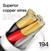 Baseus Câble Usb Type C 40W 200 Cm Vooc Super Charge Pd — YouShop DZ
