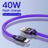 Baseus Câble Usb Type C 40W 200 Cm Vooc Super Charge Pd — YouShop DZ