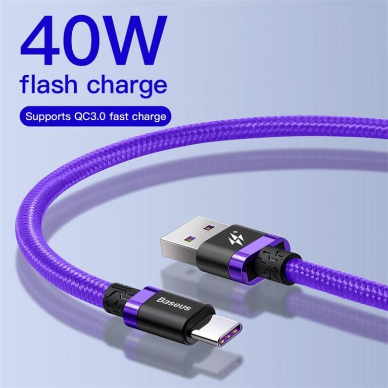 Baseus Câble Usb Type C 40W 200 Cm Vooc Super Charge Pd — YouShop DZ