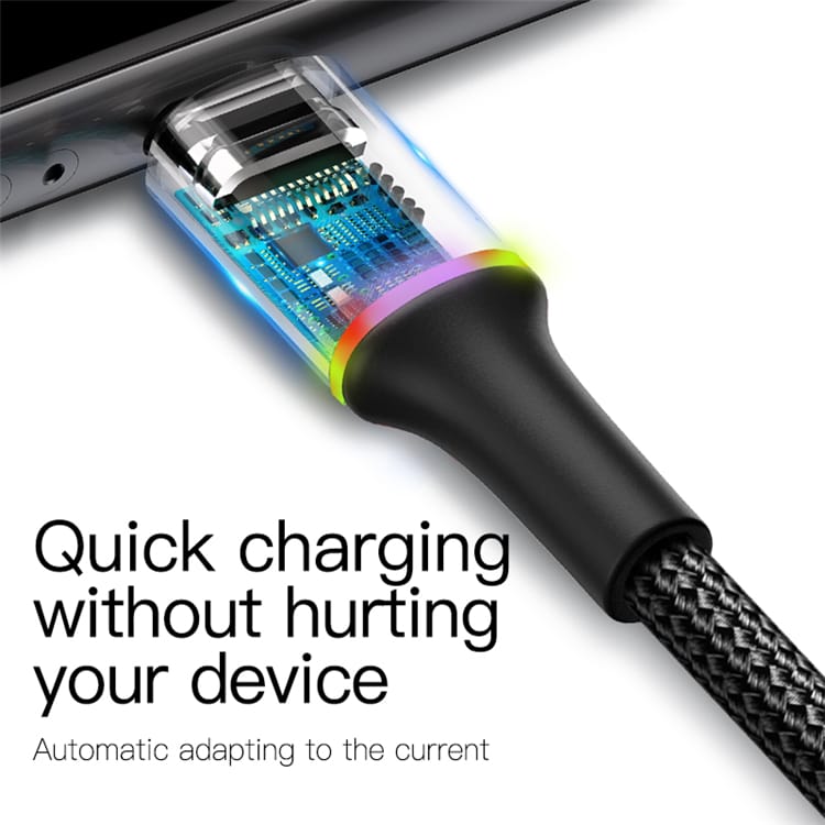 Baseus 3A Fast Charge Usb Type-c 200cm — YouShop DZ