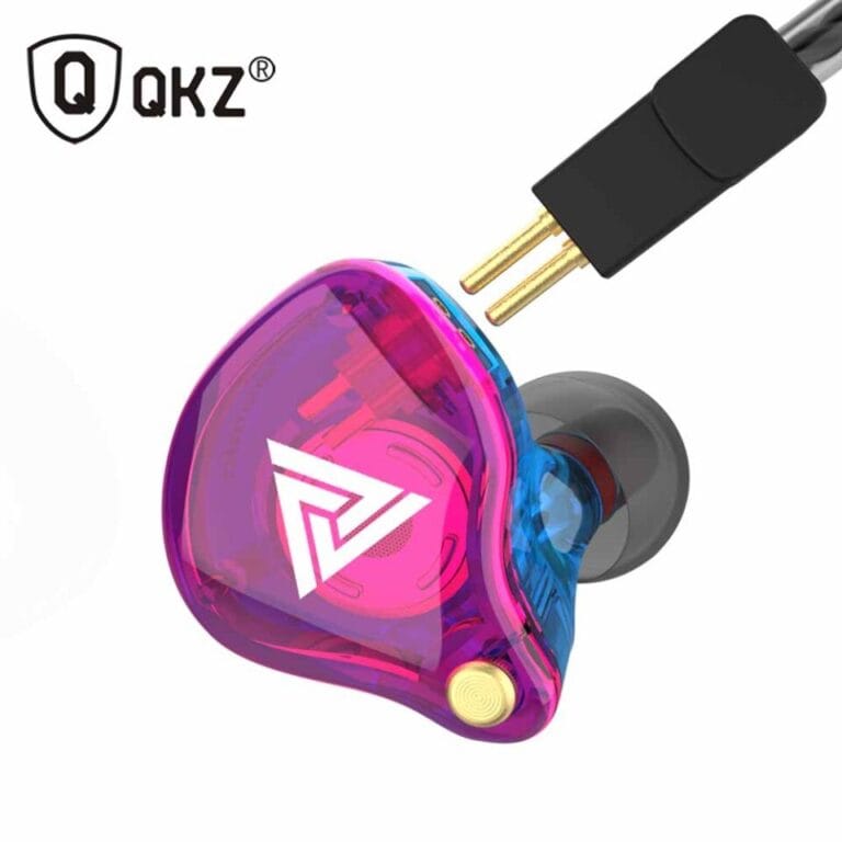 Original QKZ VK4 Colorful DD In Ear Earphone Headset HIFI Bass Noise Cancelling Earbuds With Mic Replaced Cable Headphone — YouShop DZ