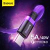 Baseus Câble Usb Type C 40W 200 Cm Vooc Super Charge Pd — YouShop DZ