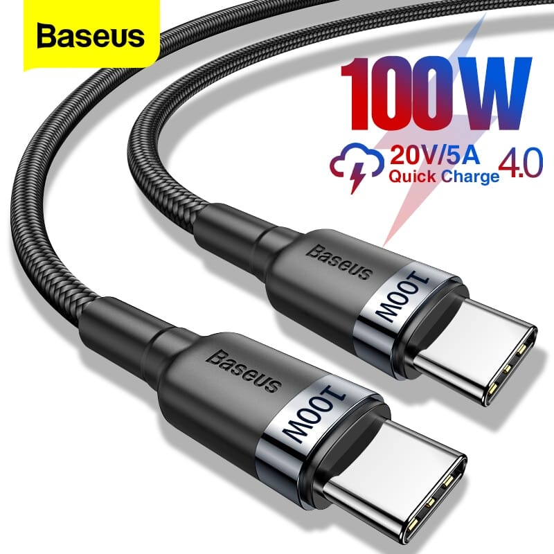Baseus Cable USB-C To USB-C 100W [200cm] — YouShop DZ