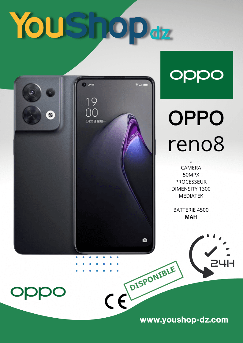 OPPO RENO8 8/256 — YouShop DZ