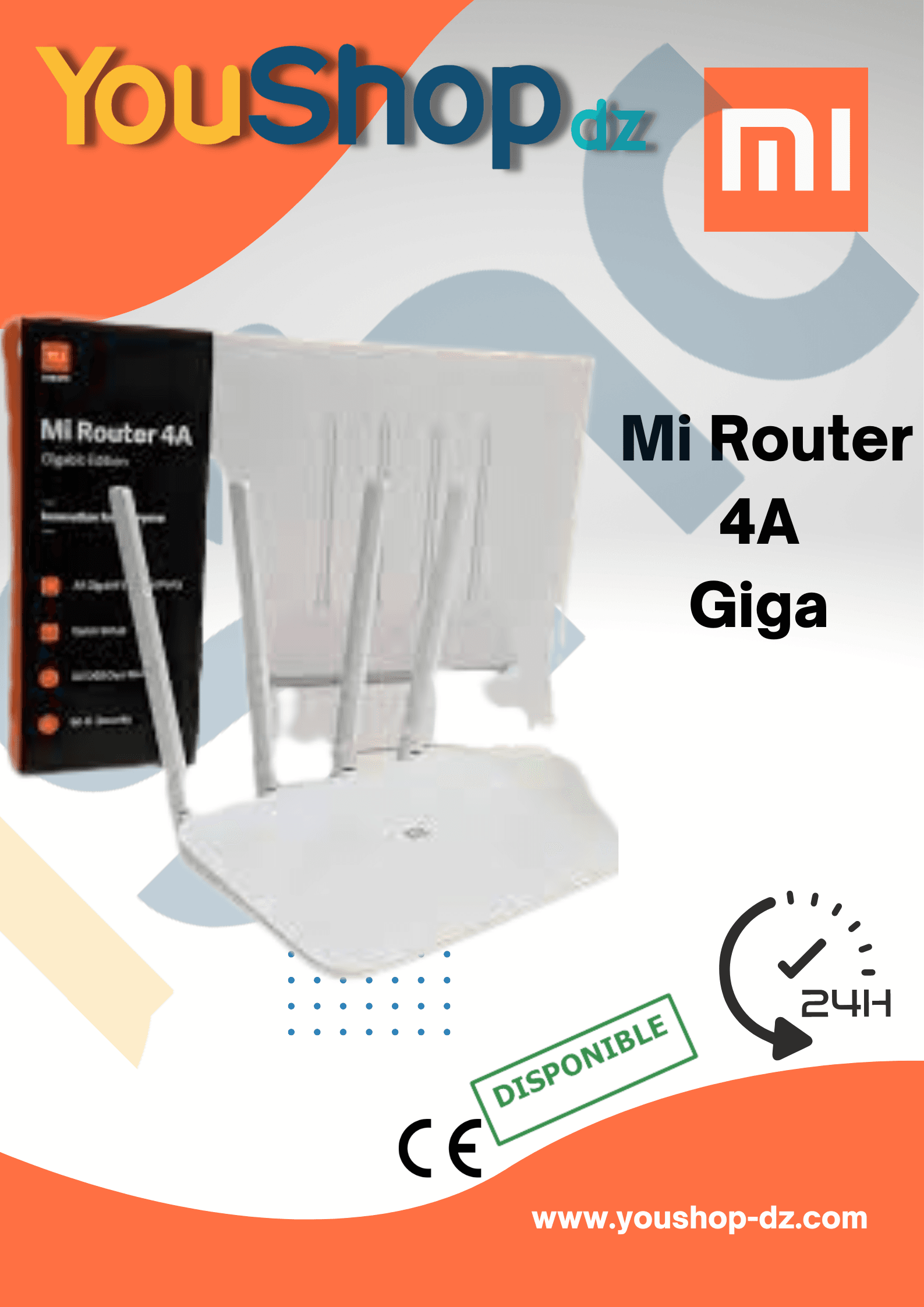 MAQUETTE-XIAOMI-Mi-Router-4A-Giga.png Xiaomi Mi Router 4A Giga — YouShop DZ