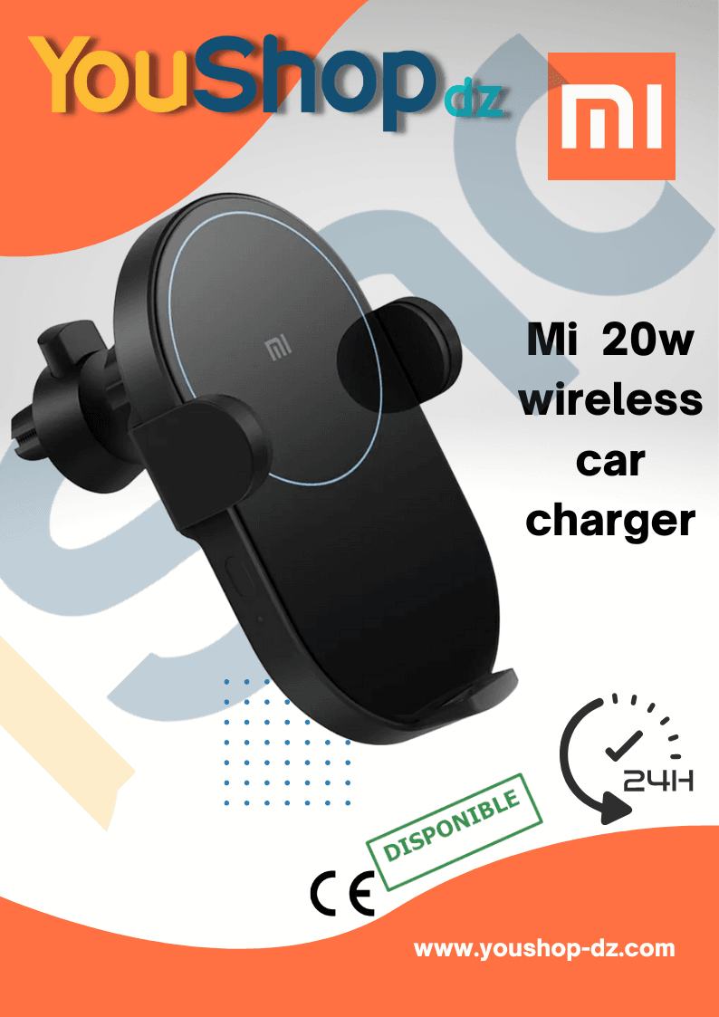 Xiaomi Mi 20W Wireless Car Charger — YouShop DZ