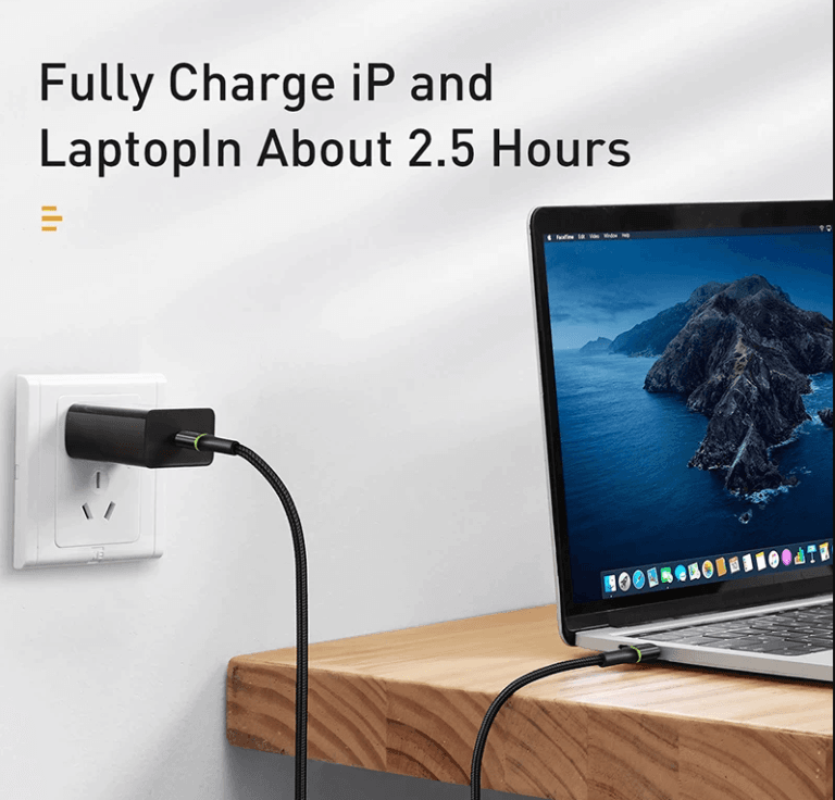 Câble Baseus USB-C vers USB-C 60W — Charge rapide PD 100cm / 200cm — YouShop DZ