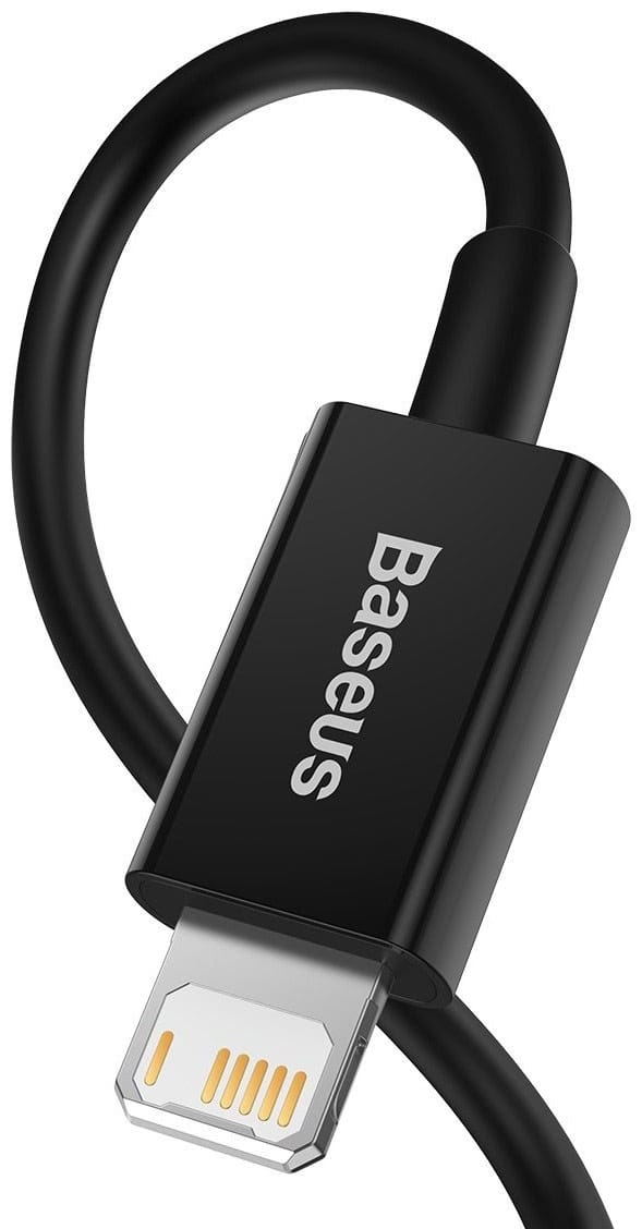 Baseus cable iphone 2.4A noir 100cm — YouShop DZ