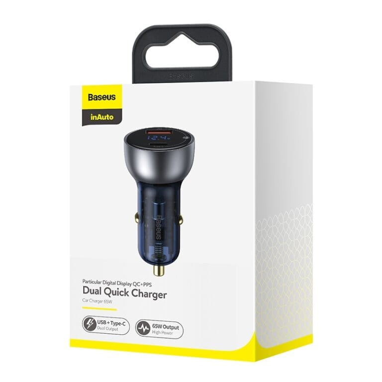 baseus-chargeur-de-voiture-65w-youshopdz-algerie-3.jpg Baseus Chargeur de voiture 65W PPS double USB Type-C PD charge — YouShop DZ