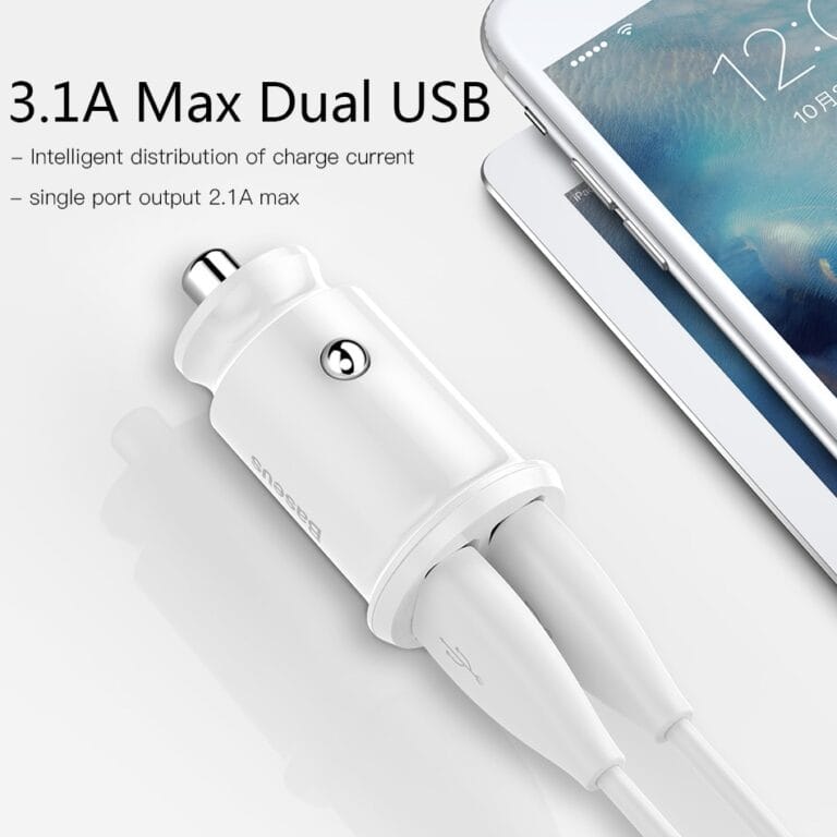 Baseus Mini Chargeur de voiture double USB — YouShop DZ