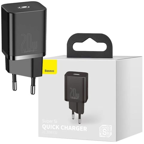 Baseus Chargeur USB-C 20W pour iPhone 12 Pro Max 12 mini Type-C PD Fast Charging — YouShop DZ