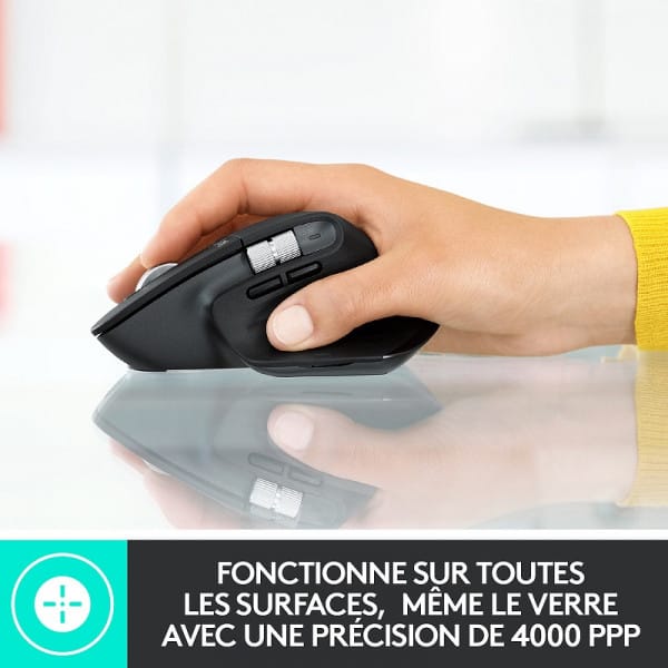 logitech-mx-master-3-graphite-souris-2.jpg Logitech MX Master 3 Advanced Souris Sans Fil Ergonomique 4000 DPI Bluetooth — YouShop DZ
