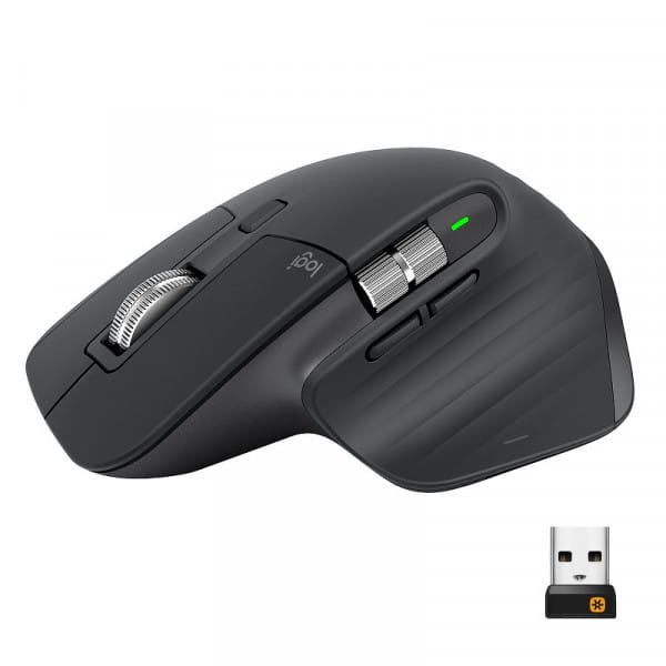 logitech-mx-master-3-graphite-souris.jpg Logitech MX Master 3 Advanced Souris Sans Fil Ergonomique 4000 DPI Bluetooth — YouShop DZ