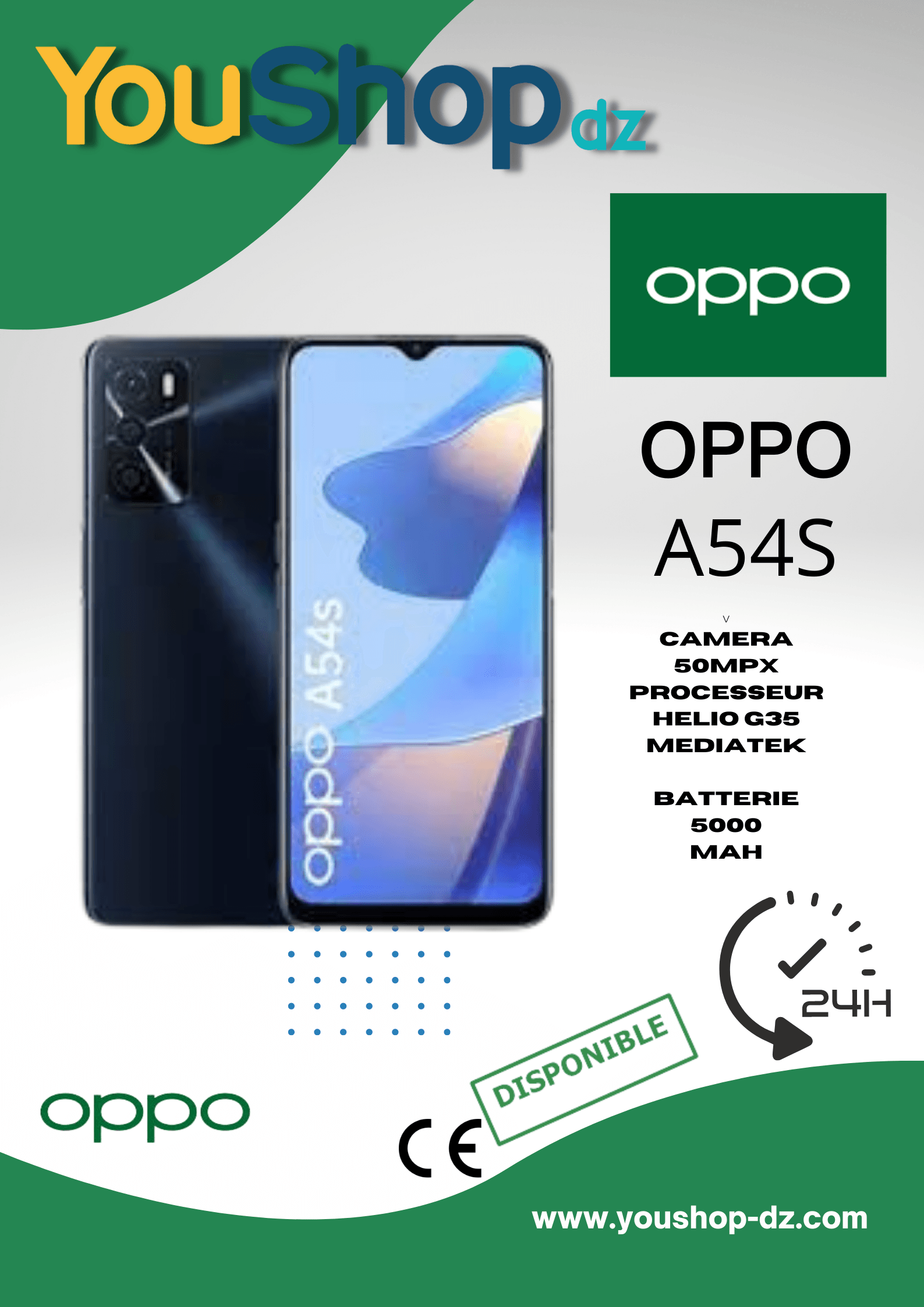 OPPO A54s 4/128 — YouShop DZ