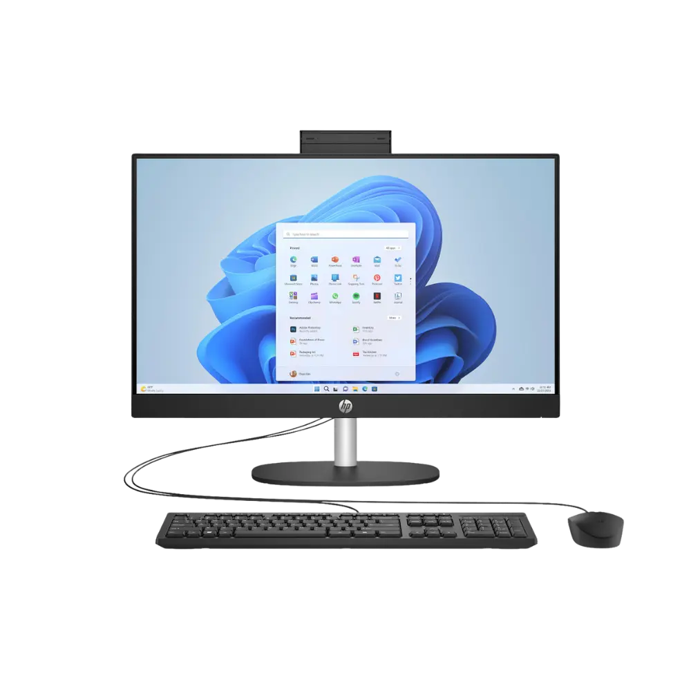 ALL IN ONE HP 24-CR0067nk 23.8 ALGERIE (4) All in one HP 24-CR0067nk vue de face