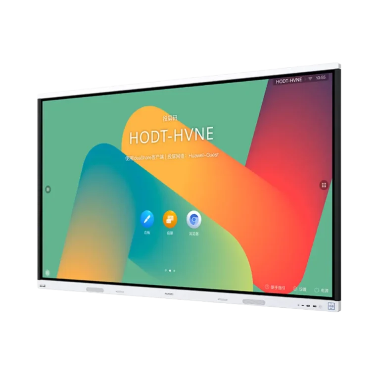 HUAWEI IDEAHUB B2 ALGERIE (3) écran interactif Huawei IdeaHub B2 vue de face coté gauche