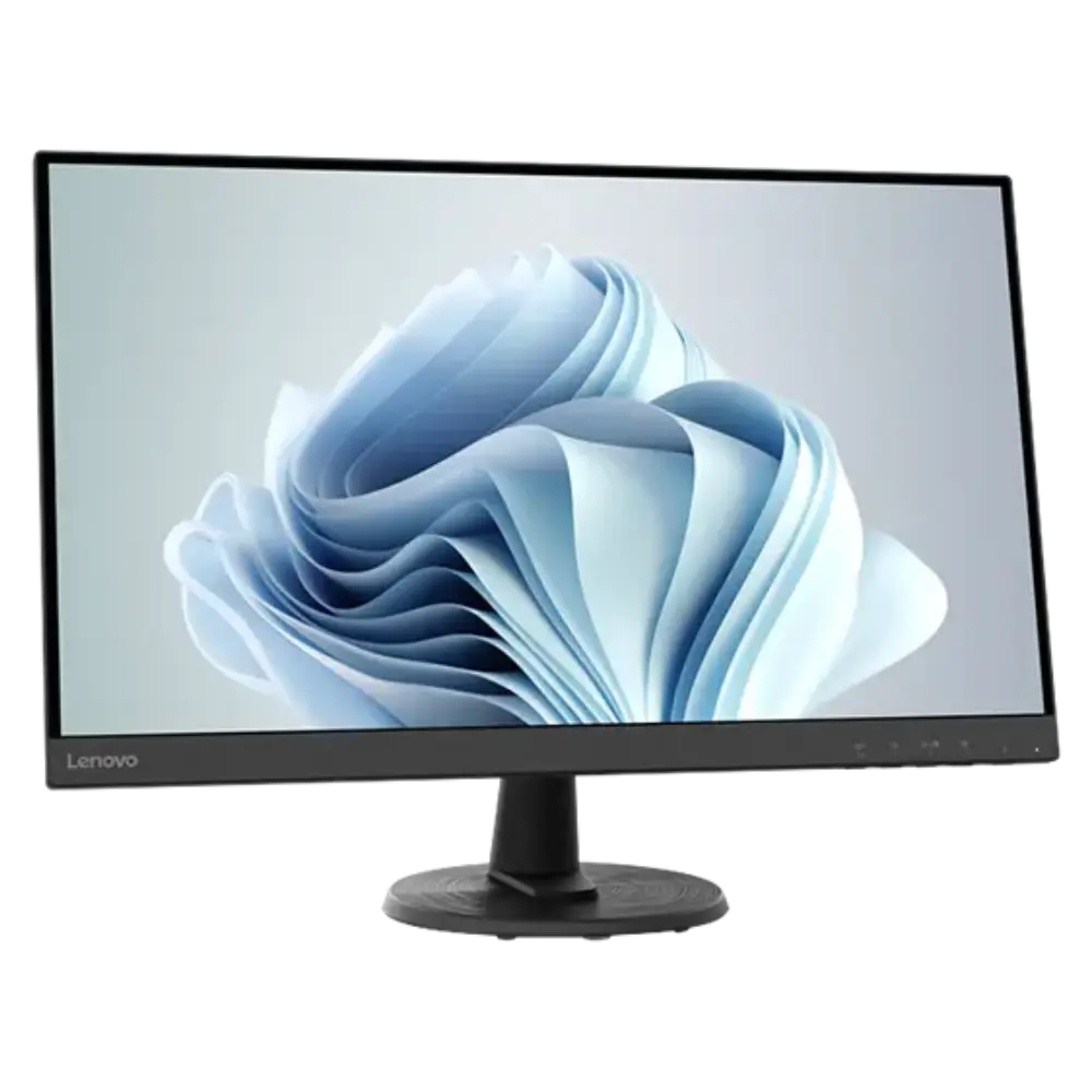 écran lenovo c27-40 FHD 75Hz vue de face coté gauche