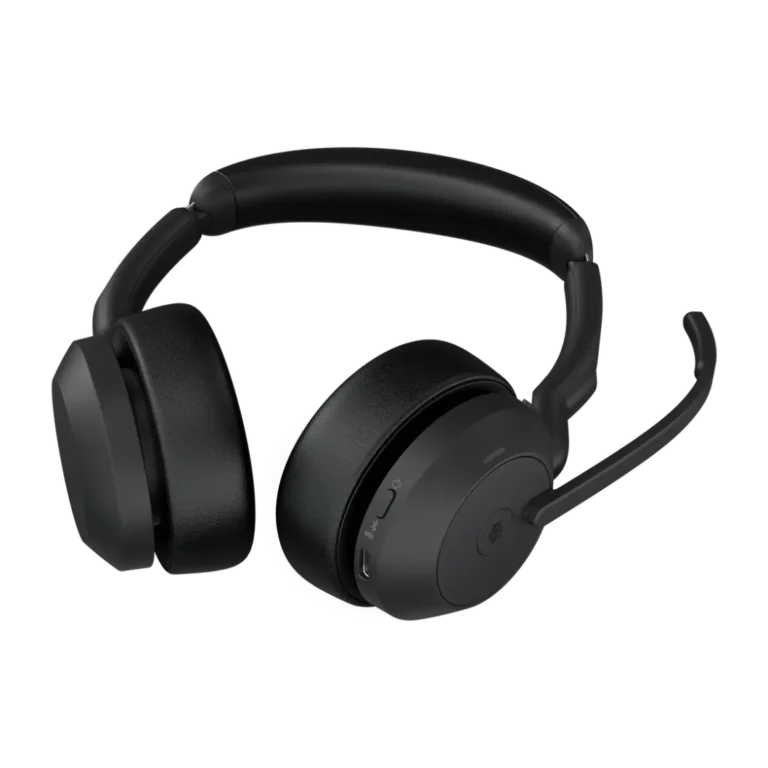 Evolve2 55 MS Casque Sans Fil Jabra youshop algerie-3 Design ergonomique et commandes du Jabra Evolve2 55 MS avec micro rotatif.