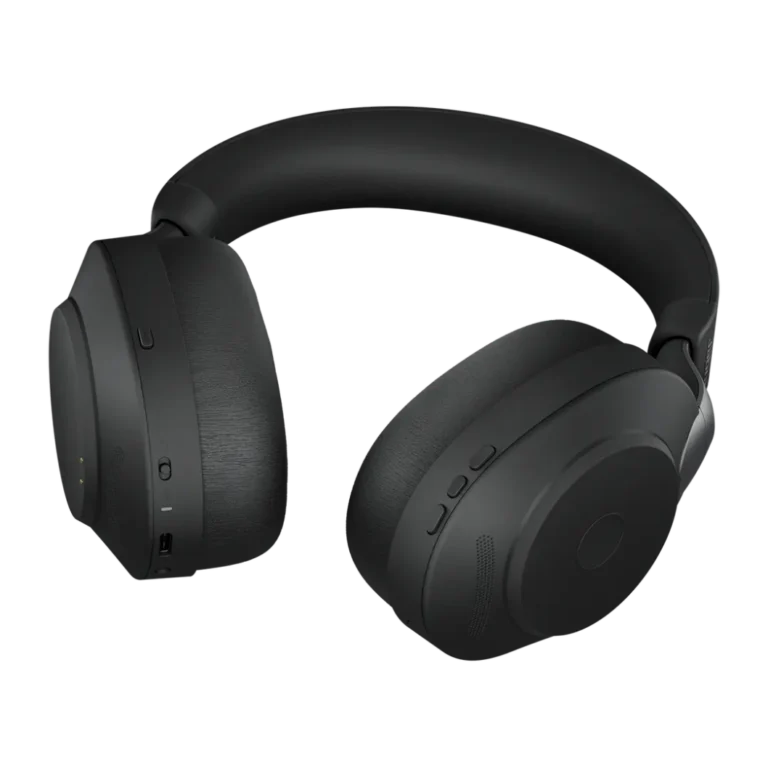 Jabra Evolve2 85 youshop algerie-3 Vue de trois quarts arrière montrant les commandes et le design du Jabra Evolve2 85