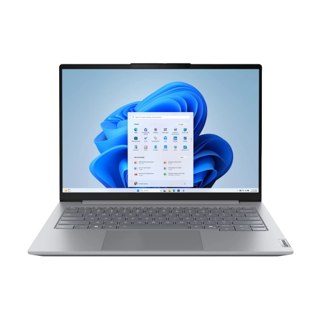 PC portable professionnel Lenovo ThinkBook 14 G8 Core Ultra 7 de face
