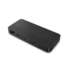 Lenovo USB-C Dual Display Travel Dock-1 Design compact noir éclipse station Lenovo USB-C Dual Display