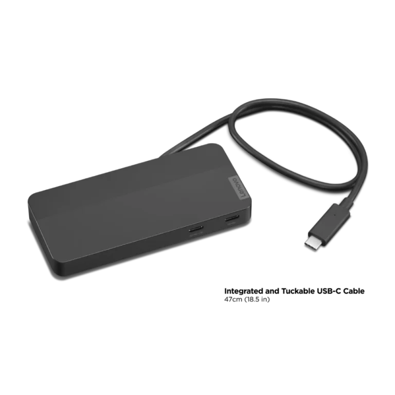 Lenovo USB-C Dual Display Travel Dock-5 Connecteur USB-C haute qualité Lenovo Travel Dock 405mm