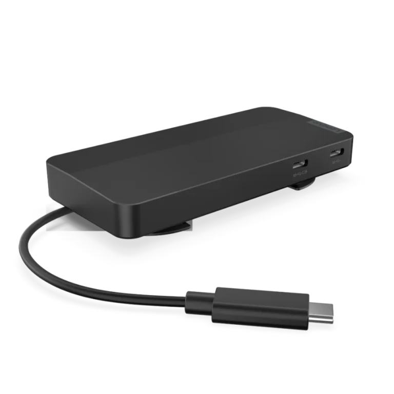 Lenovo USB-C Dual Display Travel Dock-8 Installation double écran 4K avec station Lenovo USB-C Travel Dock