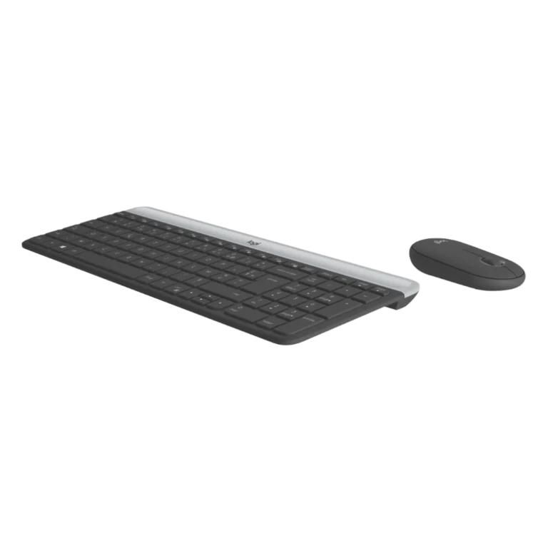 Logitech MK470 (Graphite)-2 Logitech MK470 (Graphite) vue laterale