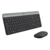 Logitech MK470 (Graphite)-4 Logitech MK470 (Graphite) vue face laterale