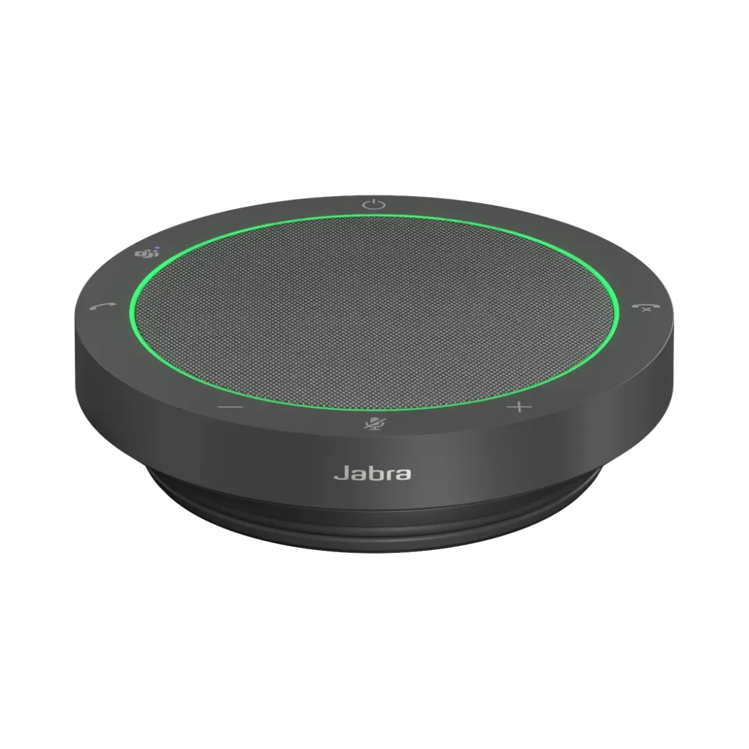 Speak2 40 MS-1 Jabra Speak2 40 MS vue de dessus montrant le tissu acoustique et les commandes tactiles YouShop Algérie.