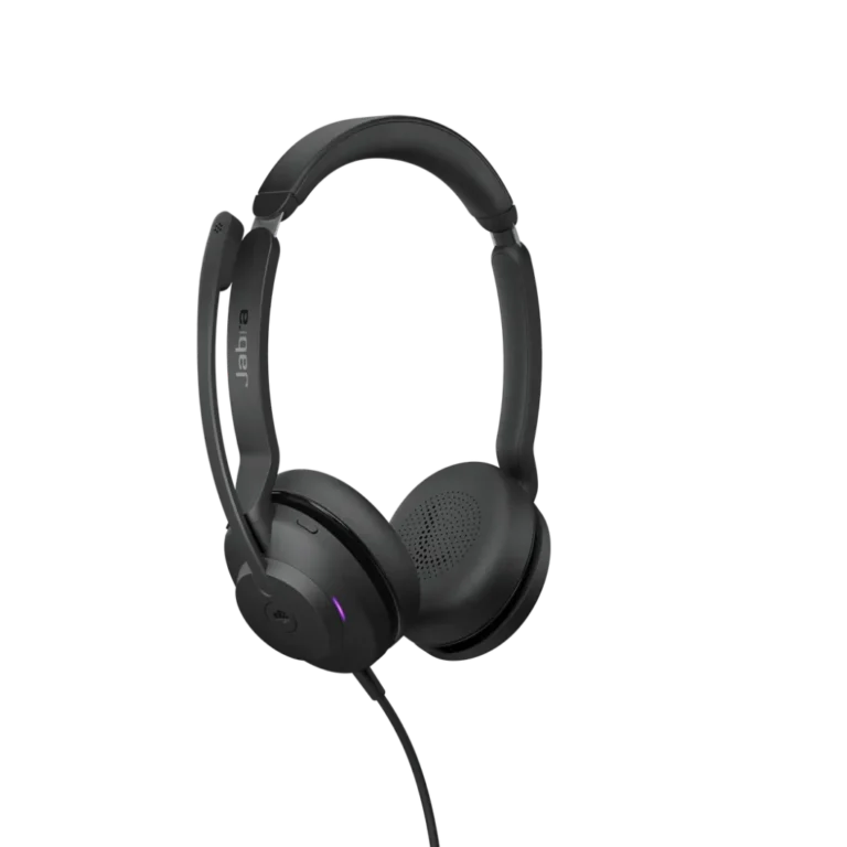 Casque audio haute définition Jabra Evolve2 30 Duo Algérie YouShop DZ Vue trois-quarts avant