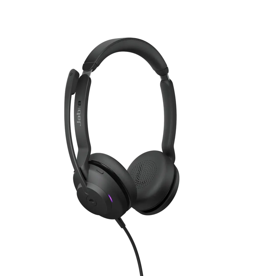 jabra Evolve2 30 Duo algerie youshop-2 Casque audio haute définition Jabra Evolve2 30 Duo Algérie YouShop DZ Vue trois-quarts avant