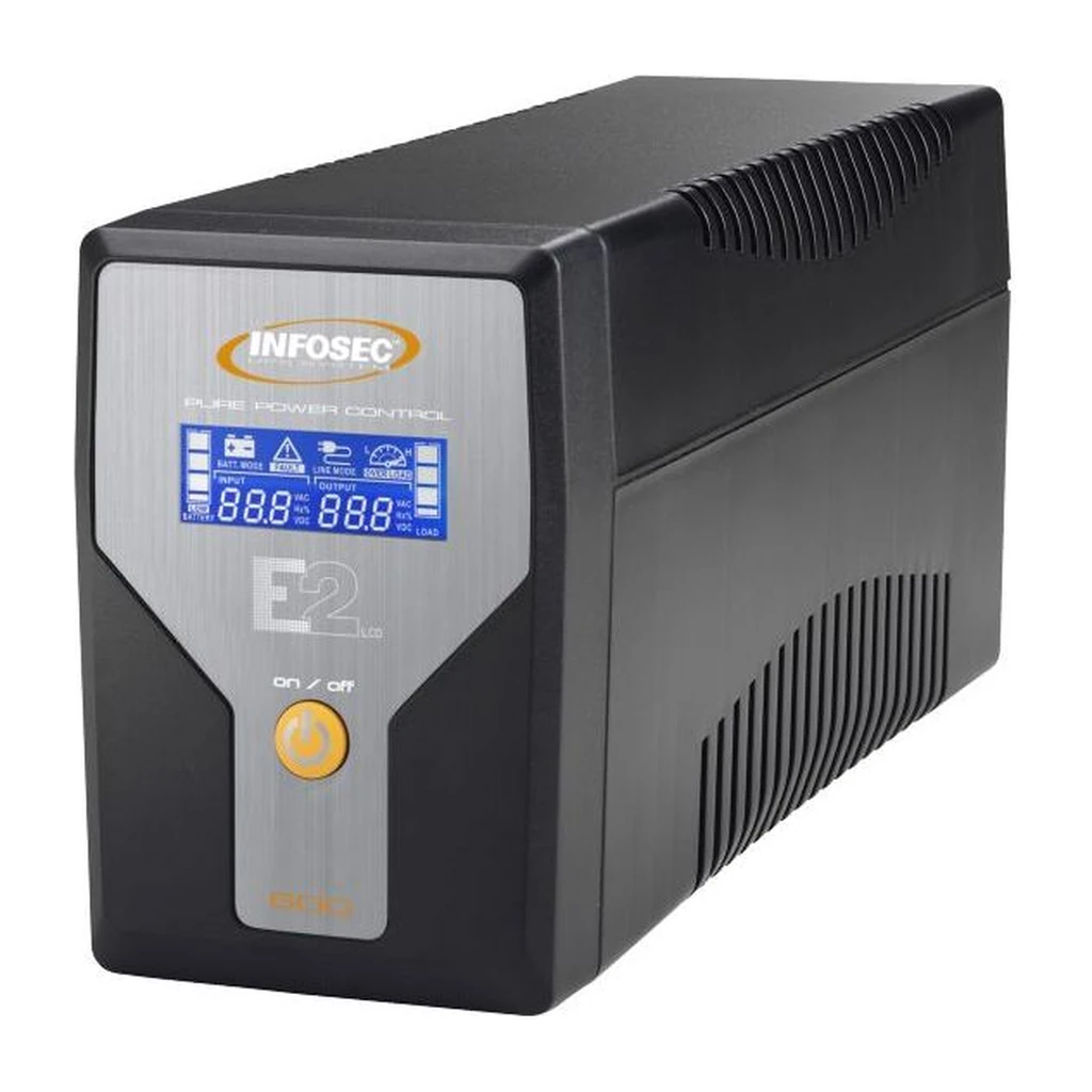 Onduleur INFOSEC E2 LCD 600VA 4 Prises IEC USB — YouShop DZ