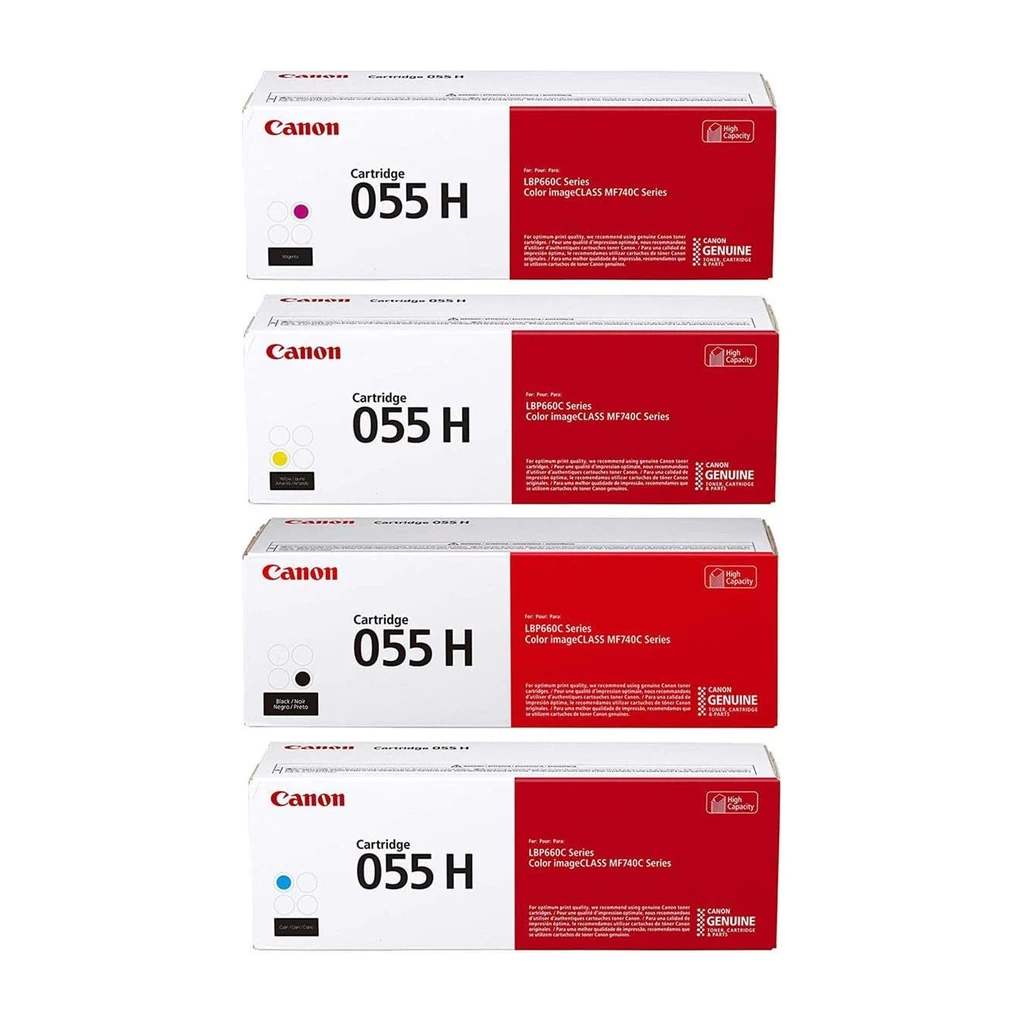 1ompk5.webp Canon CRG-055 — Pack Toners Cartouche 055 (BK 2 300 + CMY 2 100 pages) pour LBP660C / MF740C — YouShop DZ