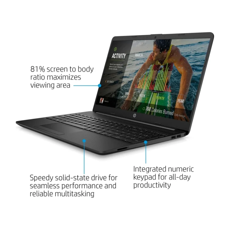 1zogof.webp HP 15 Notebook Celeron N4020 4 Go 256 Go SSD 15.6" — YouShop DZ