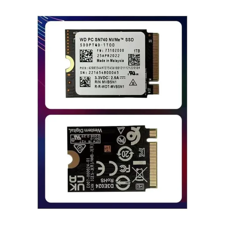 3x75bg.webp WD SN740 — SSD NVMe PCIe Gen4 512 Go M.2 (5000 Mo/s) — YouShop DZ