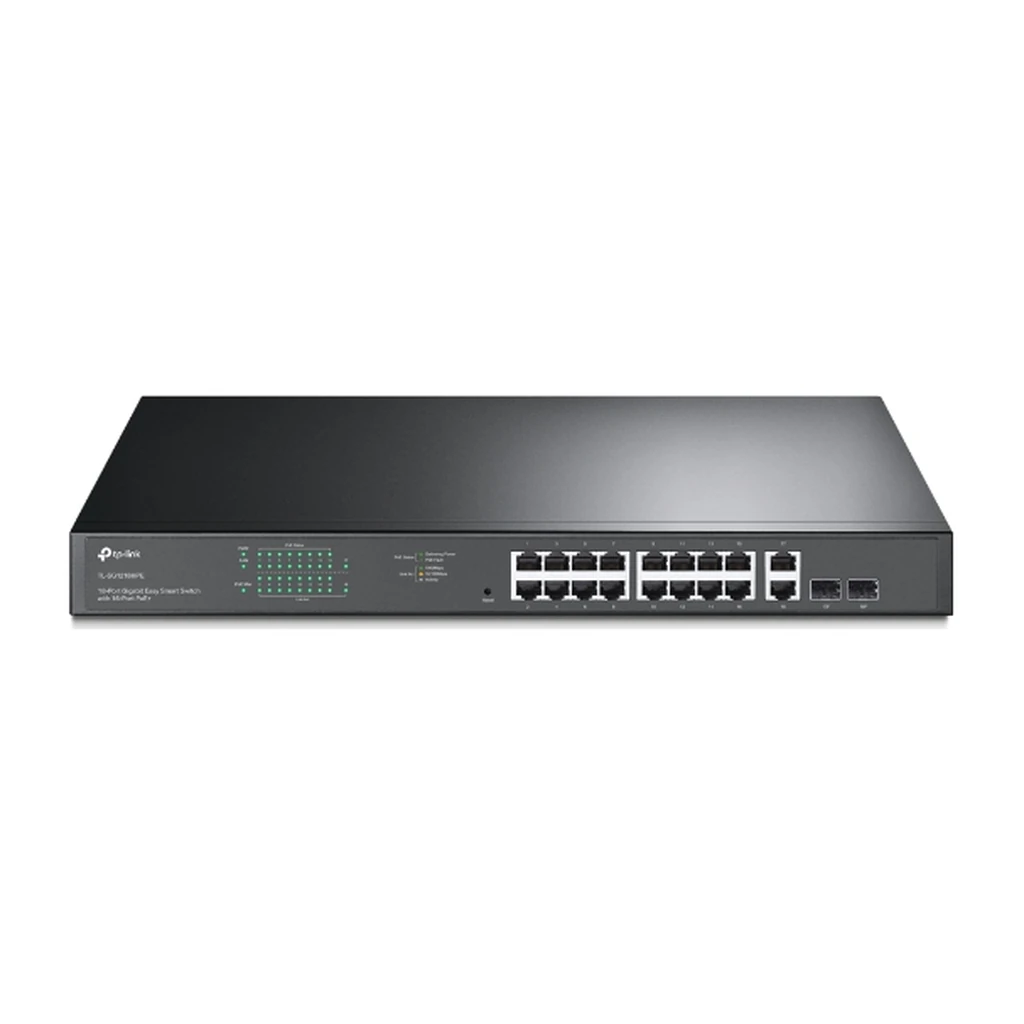 61rh5m.webp TP-Link TL-SG1218MPE Switch Smart Gigabit 18 Ports PoE+ — YouShop DZ