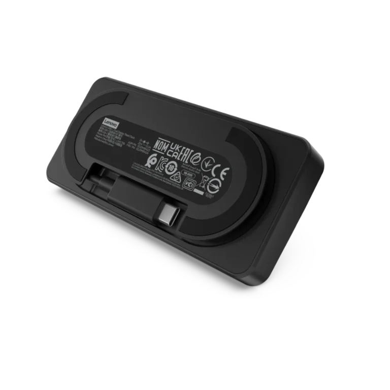 Lenovo USB-C Dual Display Travel Dock-4 Gestion du câble USB-C ajustable sous la station Lenovo