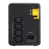 APC BVX900LI - Arrière prises IEC C13 connecteur batterie APC Easy UPS BVX900LI - Vue arrière 4 prises IEC C13 et connecteur batterie
