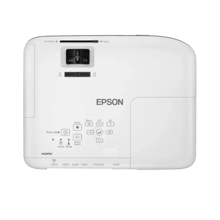 EB-W51-3 Connectique Epson EB-W51 : HDMI, VGA, USB-A, USB-B, Composite, audio Cinch