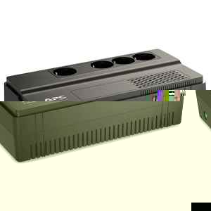 APC Back-UPS BV1000I-GR 1000VA Schuko Onduleur APC Back-UPS BV1000I-GR 1000VA 600W ligne-interactive AVR 4 prises Schuko vue de face