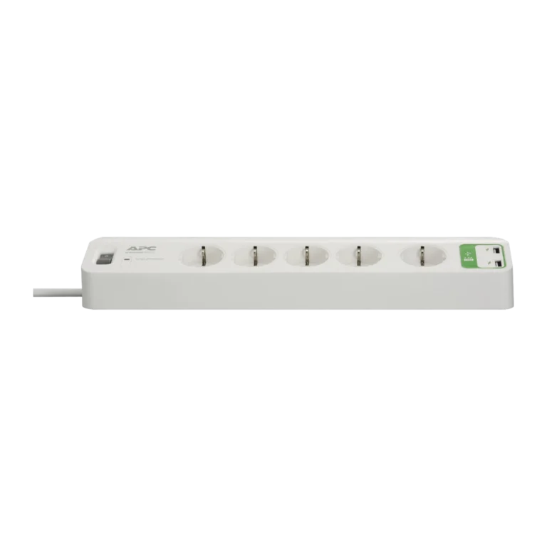 APC Essential SurgeArrest 5 prises Schuko 2 USB PM5U-GR Multiprise parafoudre APC PM5U-GR 5 prises Schuko et 2 ports USB