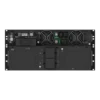 APC Smart-UPS SRT 10kVA SRTG10KXLI, panneau arrière mode rack 4U: AP9641 Network Management Card 3, ports USB RS-232 MBS, 2 ventilateurs circulaires, sorties IEC GROUP1 16A et GROUP2 10A