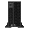APC Smart-UPS SRT 10kVA SRTG10KXLI en mode tour, vue de face, écran LCD ONLINE 230V 50Hz, ventilateurs circulaires, logo APC by Schneider Electric