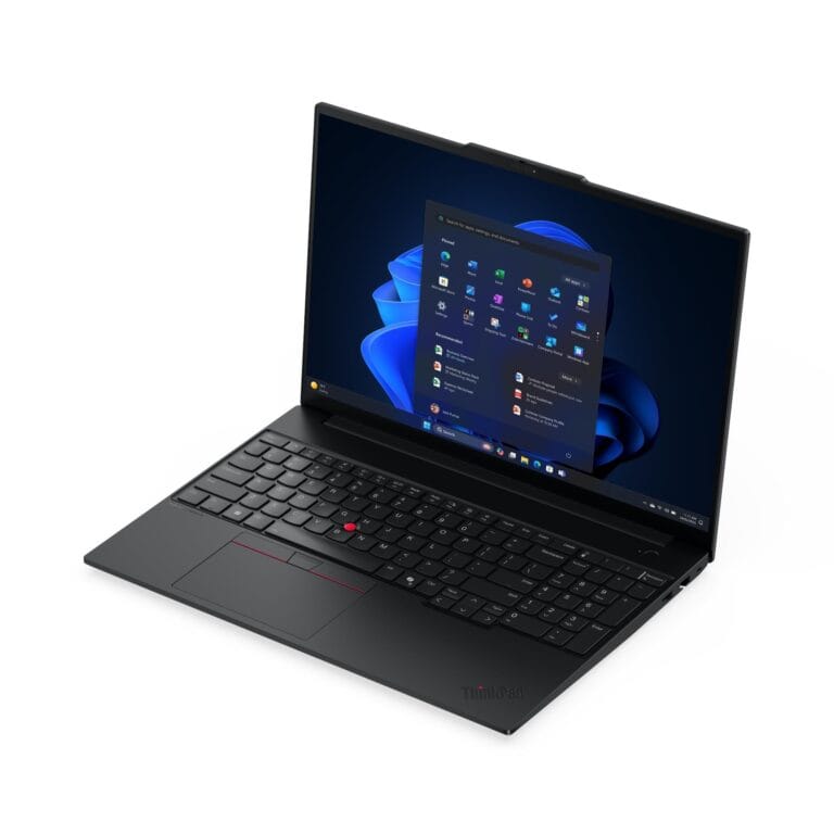 Lenovo ThinkPad E16 Gen 3 vue dessus capot ferme Algerie Lenovo ThinkPad E16 Gen 3 - vue dessus capot fermé logo ThinkPad noir Eclipse - YouShop Algérie
