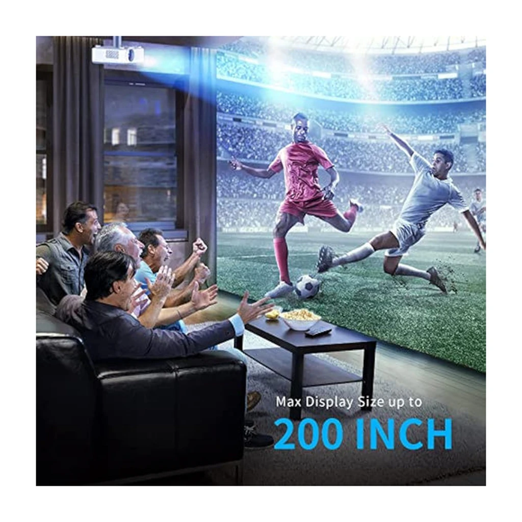 dionl7.webp Vidéoprojecteur Asnish 150” LED HDMI Bluetooth Full HD 1080P — YouShop DZ