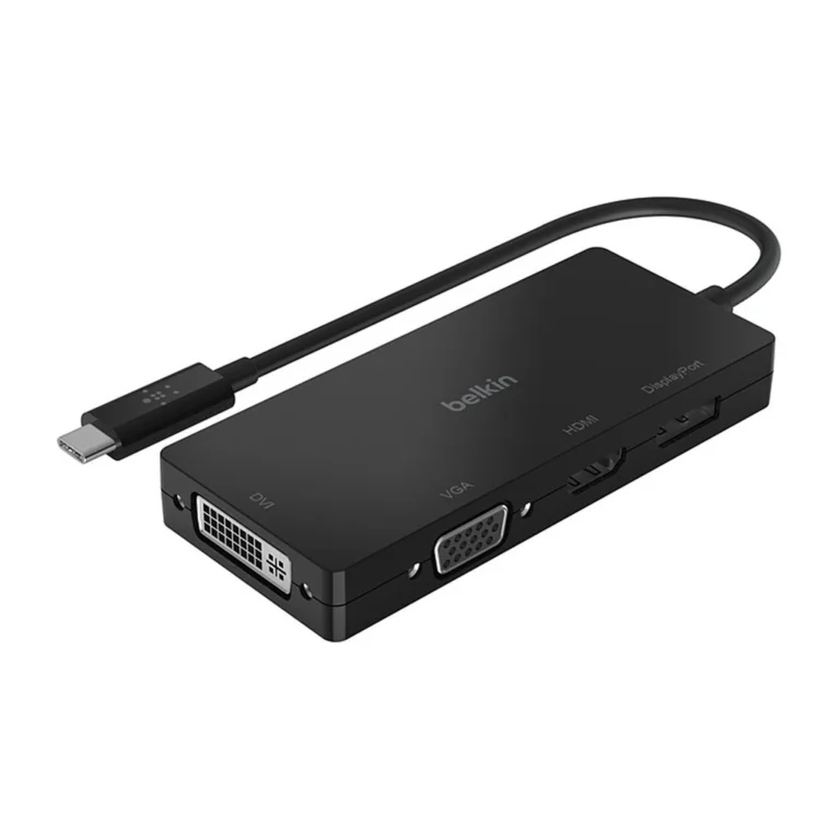 eb7wwn.webp Belkin Adaptateur USB-C Multiport 4K HDMI, DP, DVI, VGA, USB-A — YouShop DZ