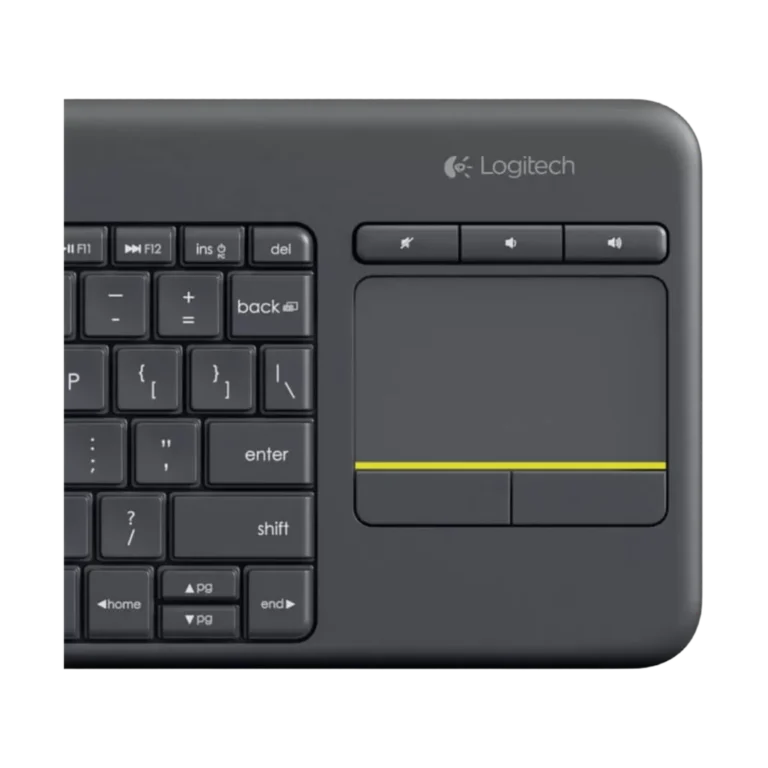 Logitech K400 Plus clavier sans fil youshop algerie (4) Logitech Wireless Touch Keyboard K400 Plus zoom sur pavé tactile